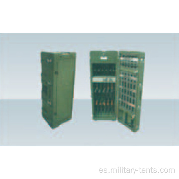 Caja de armas vertical militar de campo